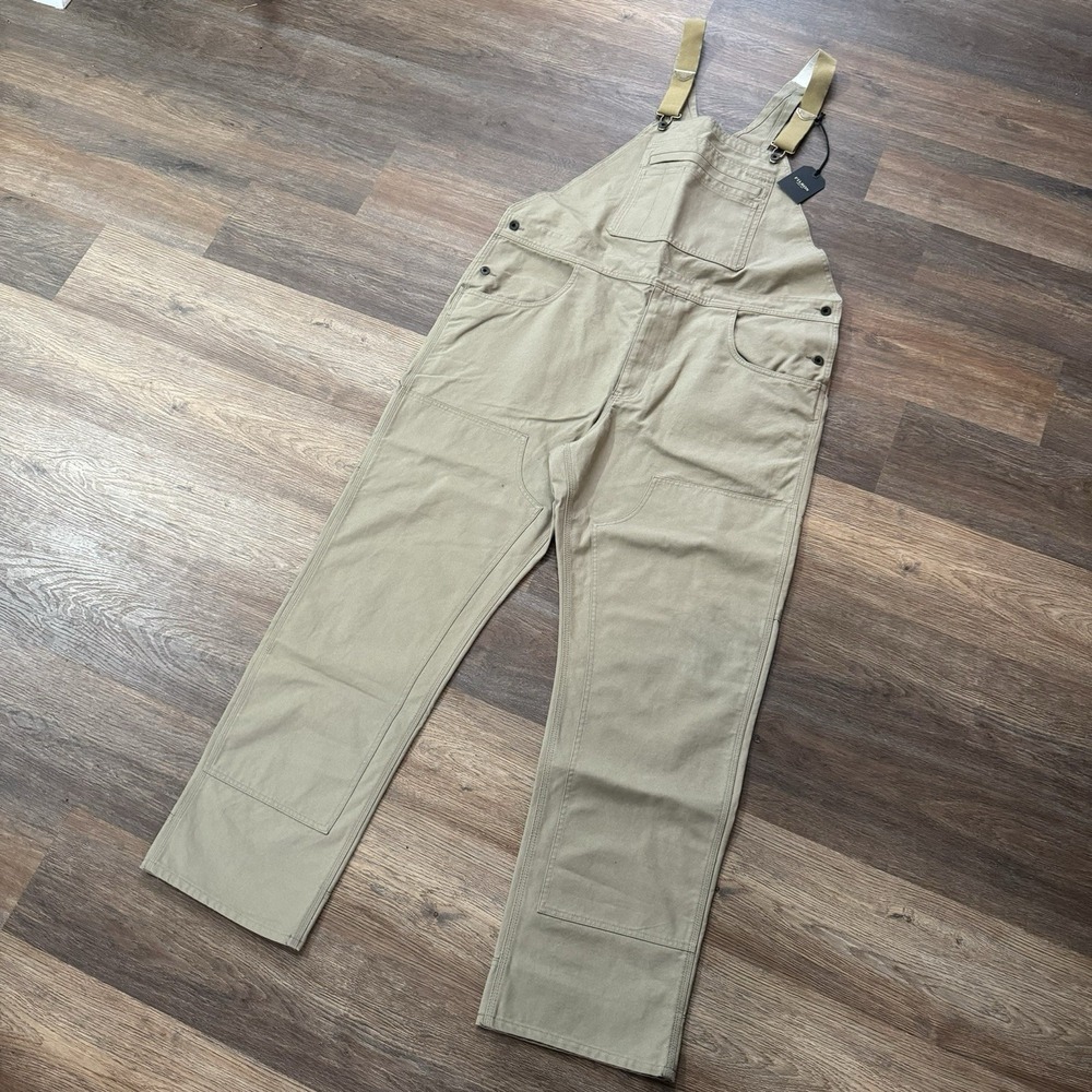 NWT Filson Dry Tim Bibs Men's Sz 44x34 Khaki 20277940‎ Workwear Classic